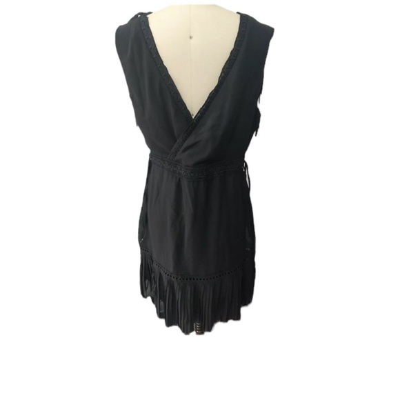 🌺ABS COLLECTION Ribbon Pleated Dress in Classic Black Size 2🌺 - Picture 5 of 10